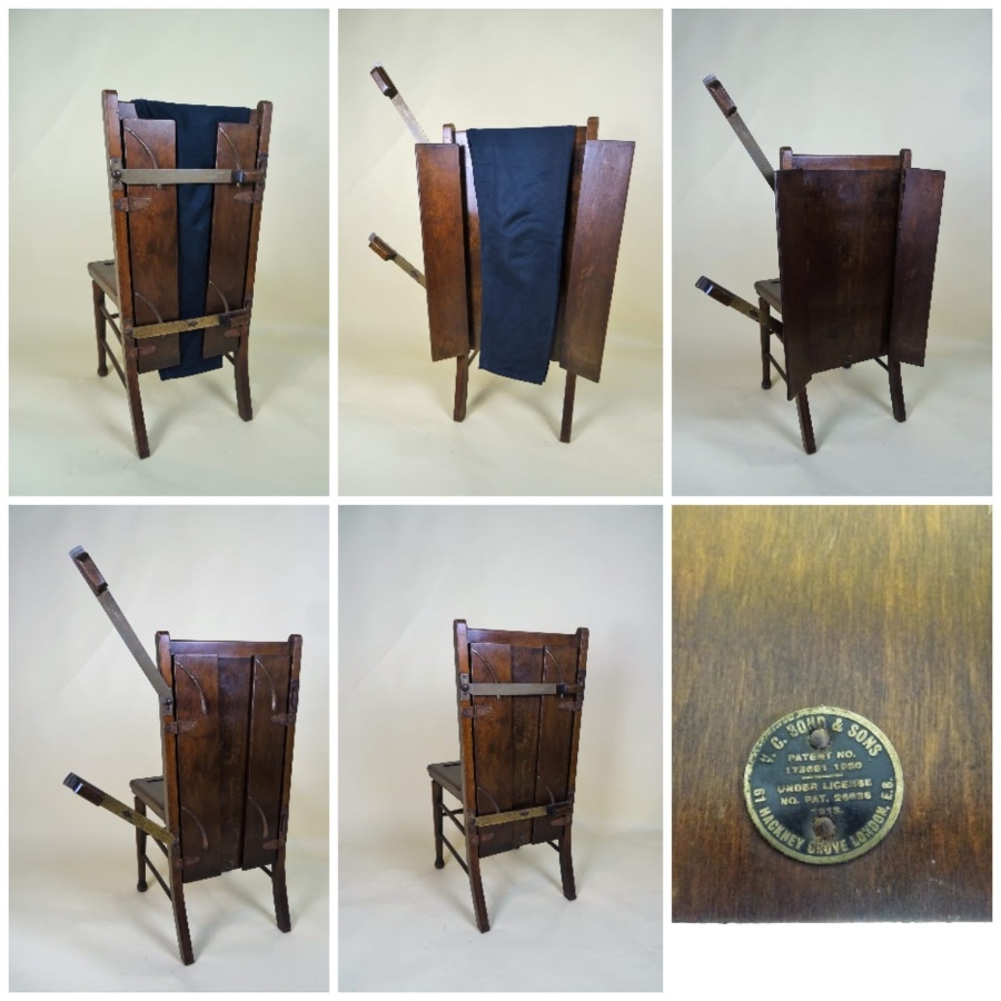 Edwardian Bedroom Trouser Press Chair